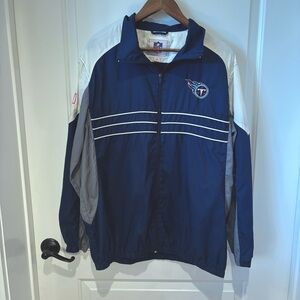 Tennessee Titans NFL Windbreaker Jacket L Colorblock SI Promo Vintage